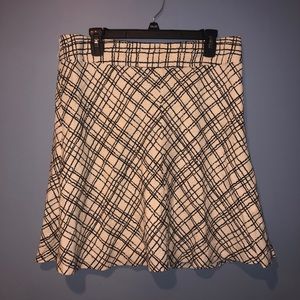 MERONA Linen Patterned Circle Skirt